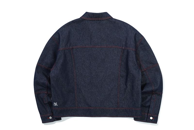 STITCH DENIM TRUCKER JACKET_BLUE