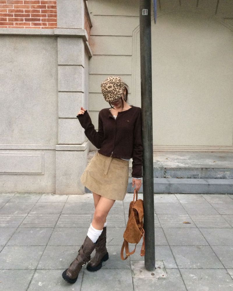 Candy Frill Knit Cardigan