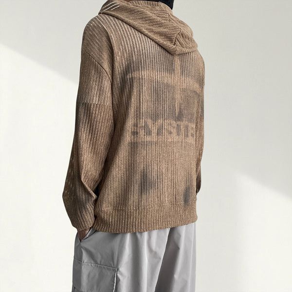 Cross Cooling Mesh Hooded Zip-Up (3 colors)