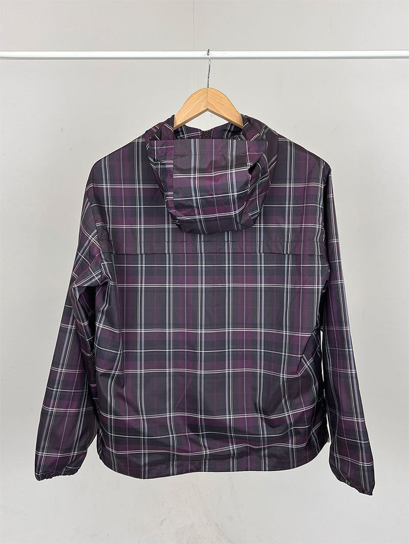 CHECK HOOD WIND JUMPER (3C)