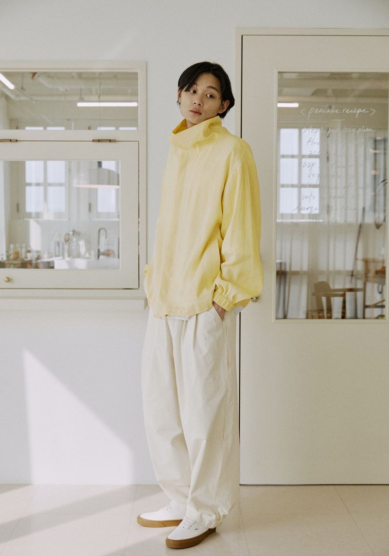 unisex hidden jumper yellow