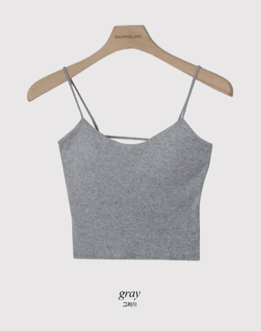 Basic Crop Layered Cap Sleeveless (3color)