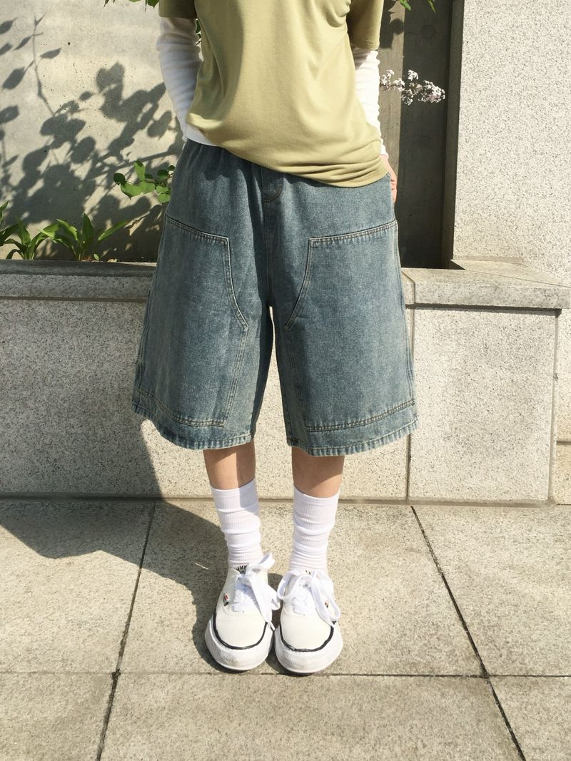 RITCORE（リットコア）の「ローダブルニーバミューダデニムパンツ (3c)（パンツ）」