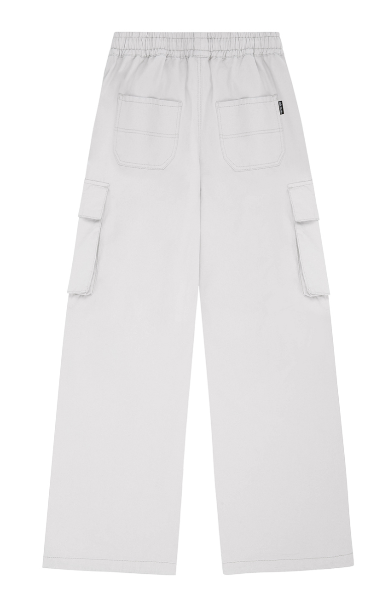 Parachute Washed Cotton Wide Cargo Pants