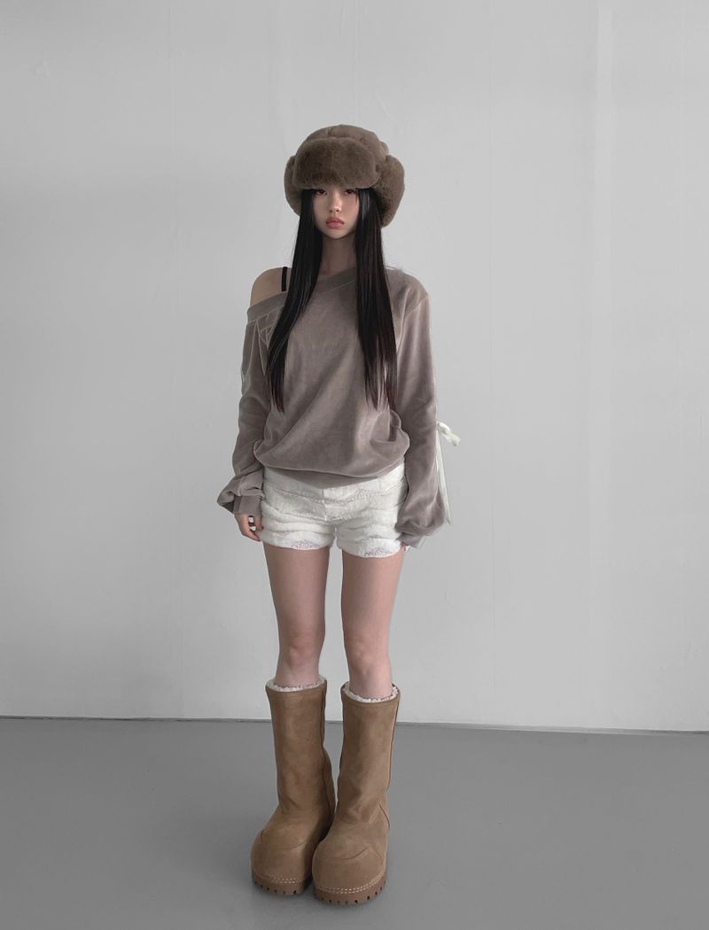 snow winter suede boots(3 color) 