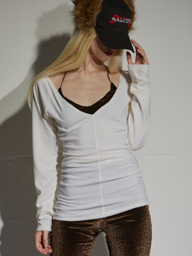 MUTTON SLEEVESS TOP