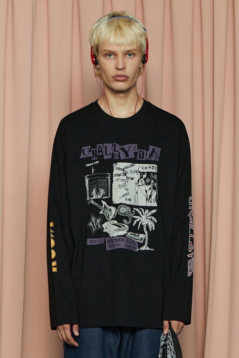 UNALLOYED（アナロイド）の「BAND LSV T SHIRT / BLACK（Tops）」