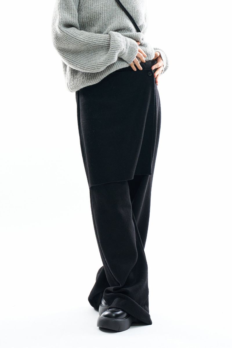 Raucohouse（ラウコハウス）の「Gent layered wide trousers（Pants）」