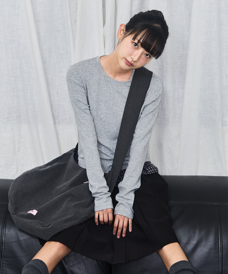 ITZAVIBE(イッザバイブ)の「CHECK LAYERED LONG SLEEVE - GRAY(Tops)」