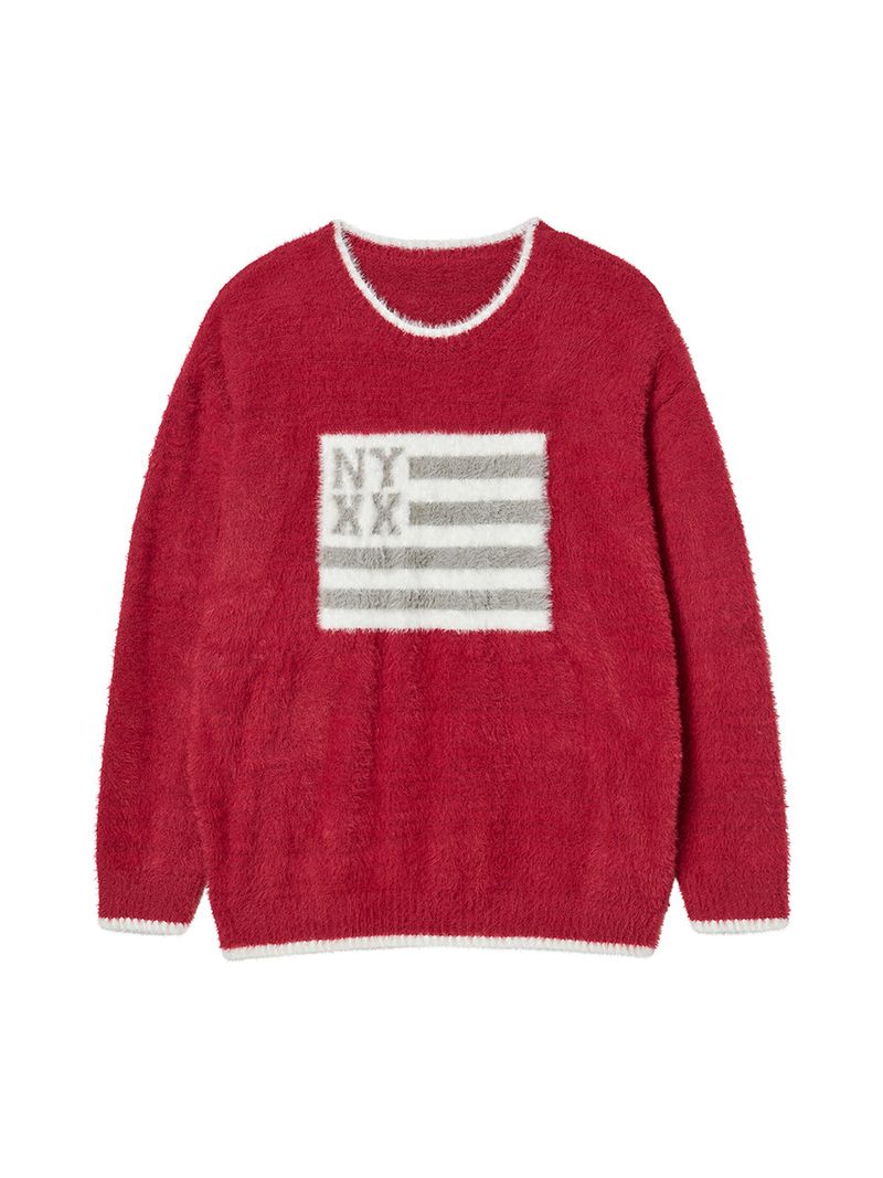 NYX FLAG KNIT RED