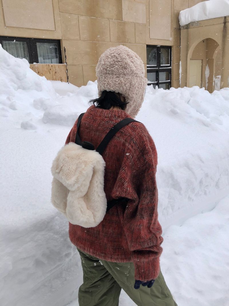Fable snow melange knit