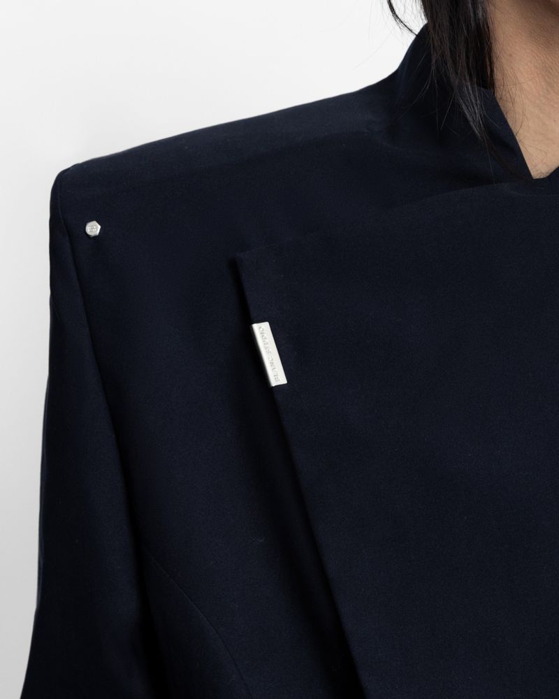 ANGULAR BOXY BESKAP - NAVY