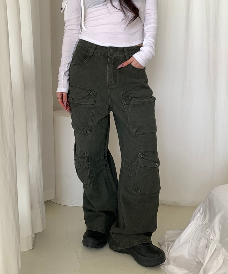 MUZESEOUL(ミューズソウル)の「Pigment 4pocket cargo pants(Pants)」