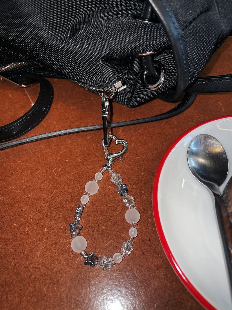Starlight Beads Heart Key-ring