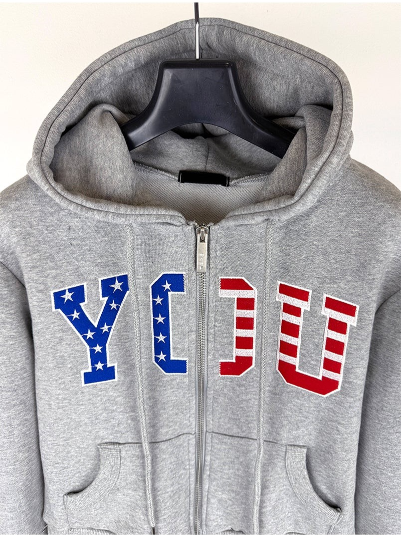 AMERICA HOOD ZIP-UP (2C)