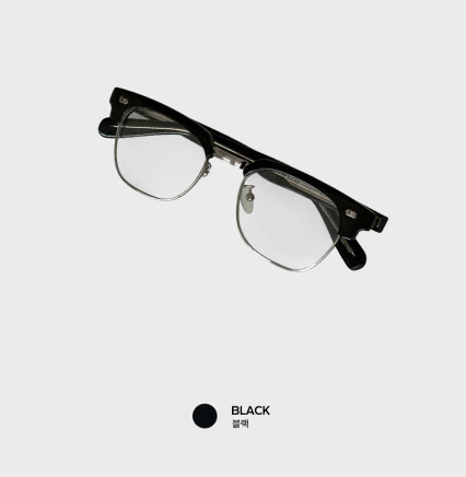 Fosville Classic Metal Half Frame Glasses