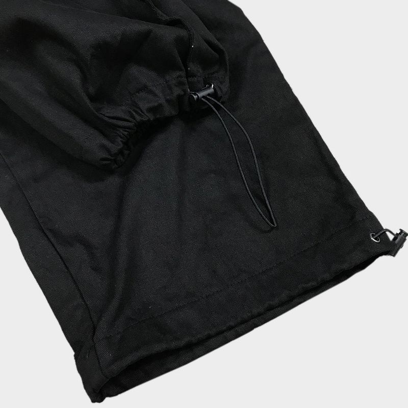 grunge wide cargo pants_black
