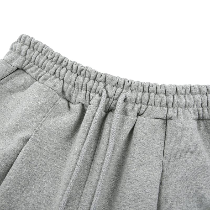 MVR HEART LOGO WIDE SWEAT PANTS GRAY