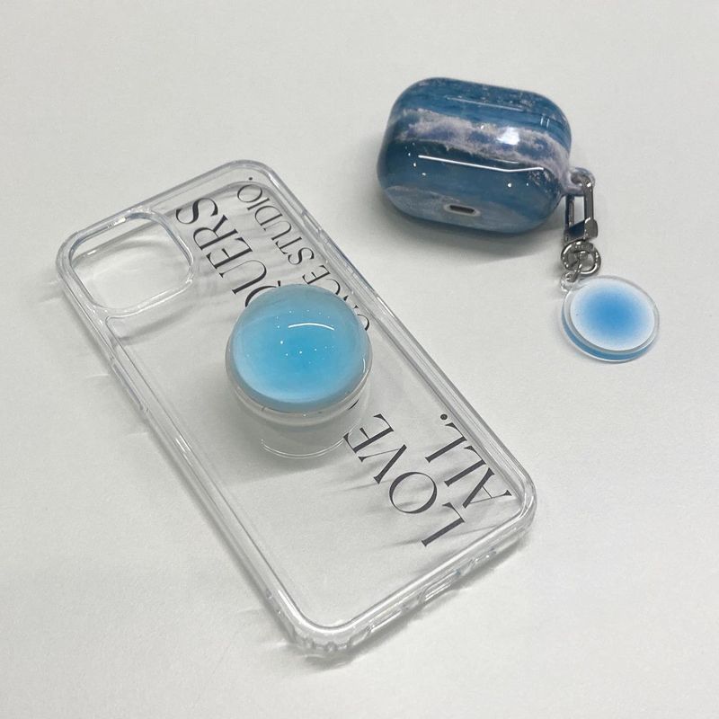 Cotton Candy Acrylic Keyring