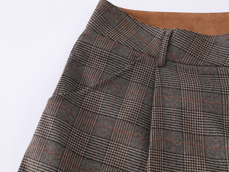 Hector Check Wide Culottes