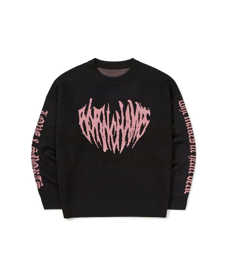 HEART TRIBAL LOGO KNITWEAR