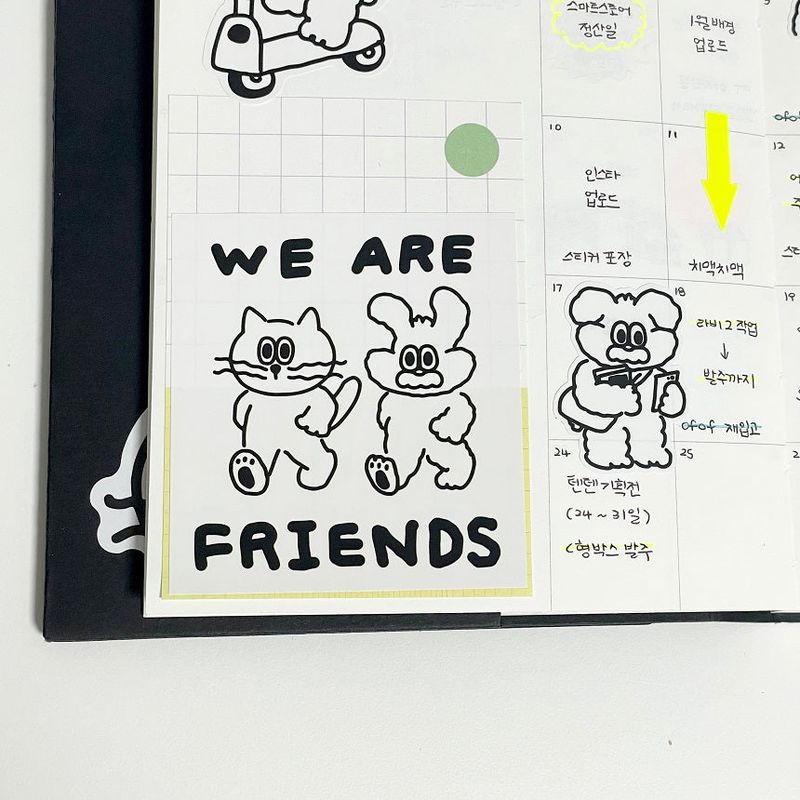 Eddy&Rabi Drawing Sticker Pack