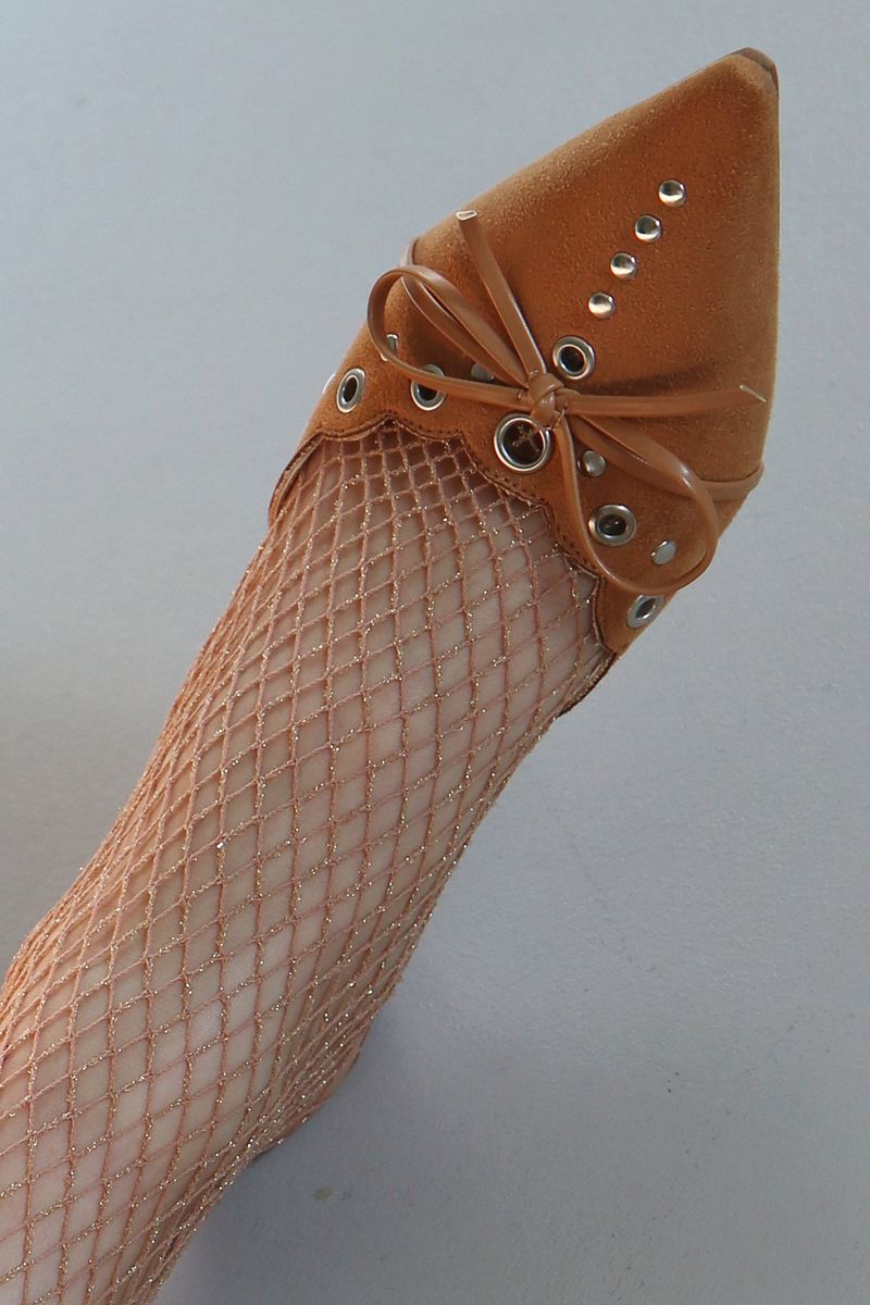 sand glitter mesh tights (2colors)