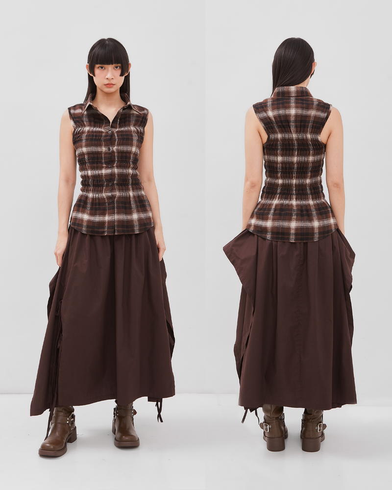 Dilma Ribbon Long Skirt