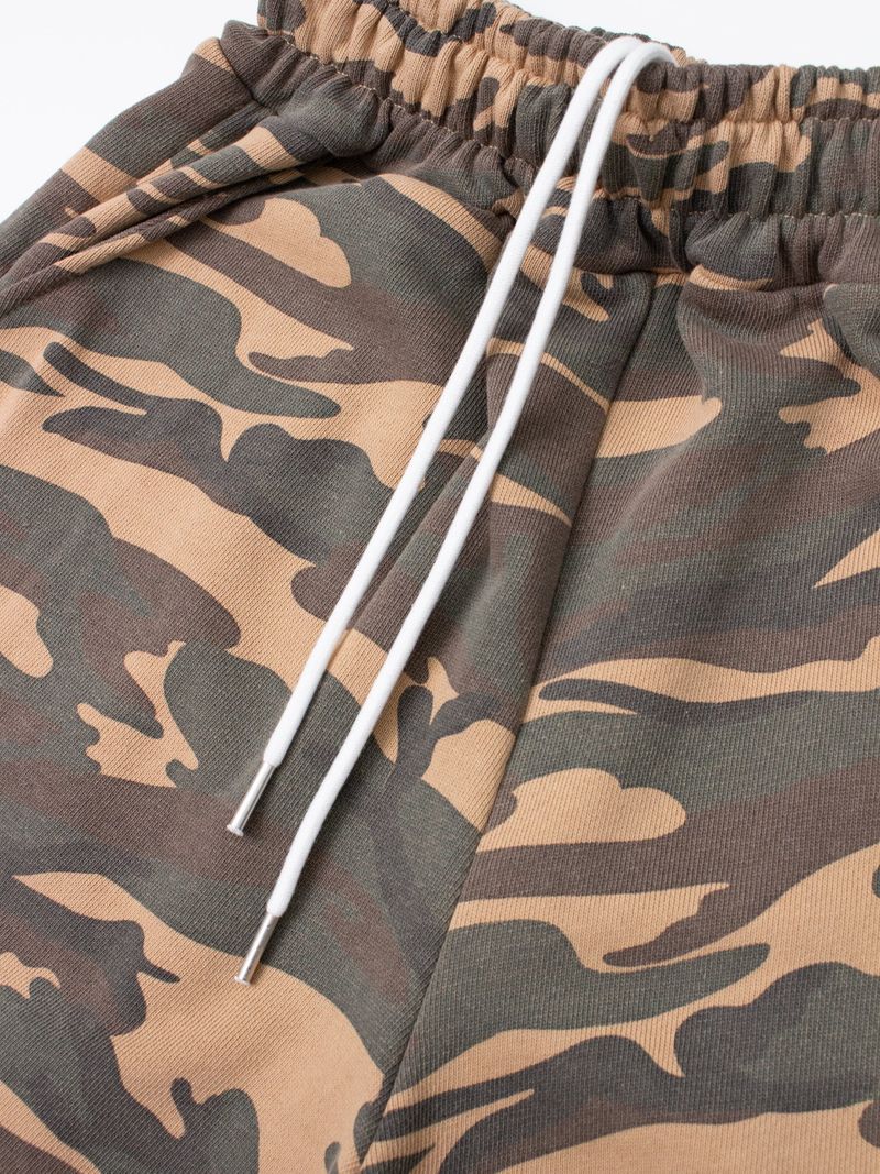 Camo plage bermuda sweat pants 2C