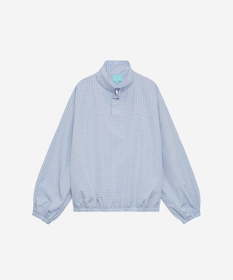 Quarter-Zip Balloon Pullover Shirt