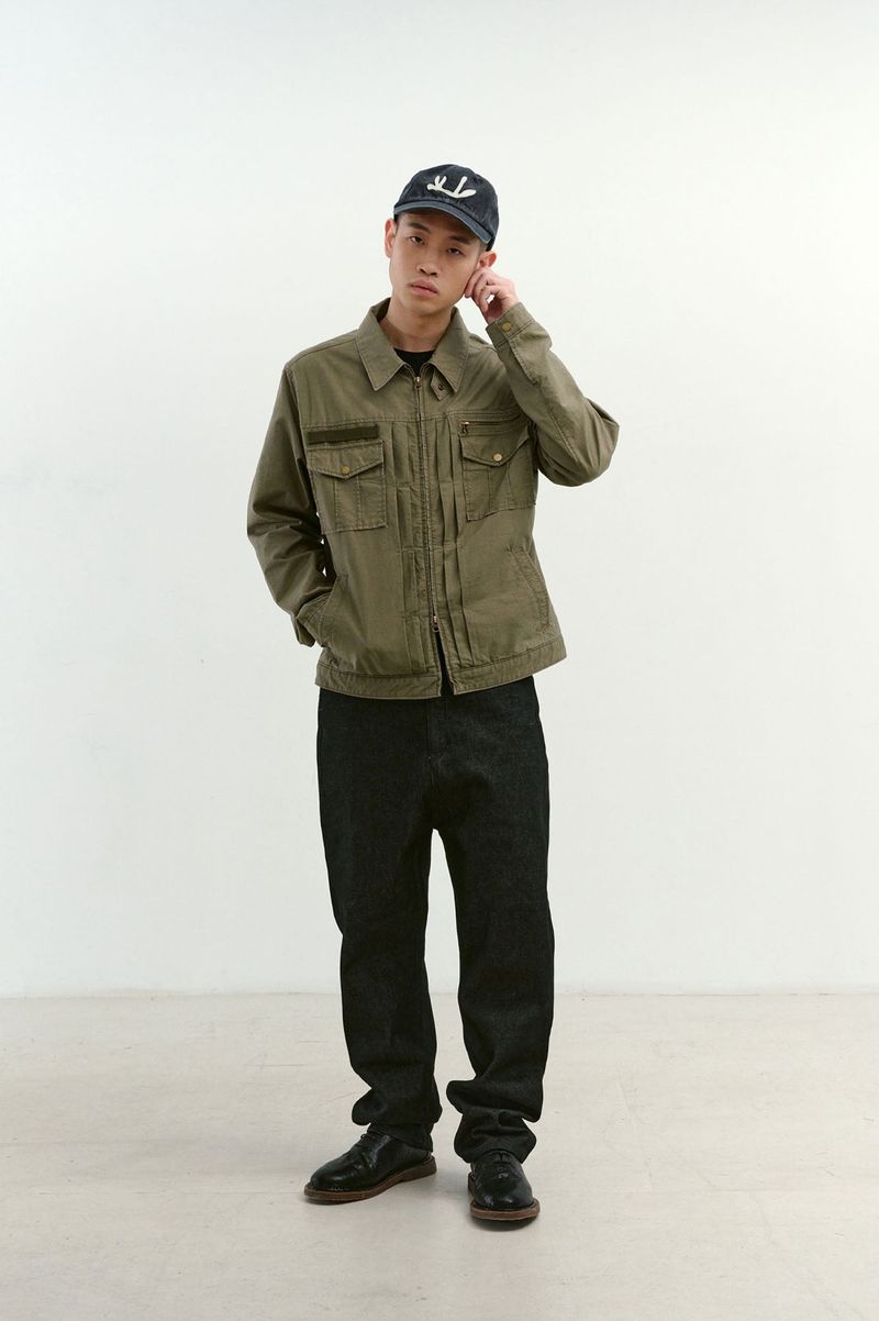 Natural High Waist Baggy Fit Denim Pants (Black)