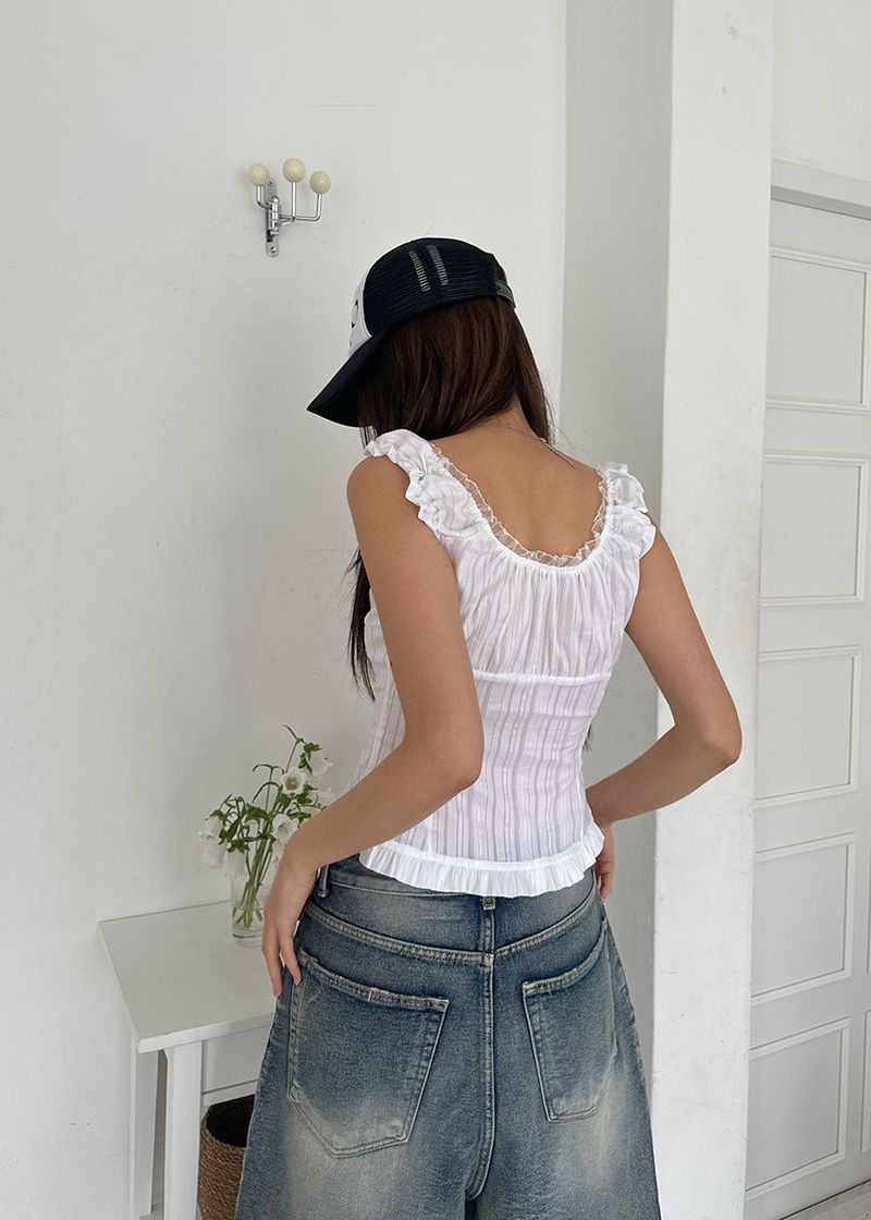 FRILL LACE BLOUSE