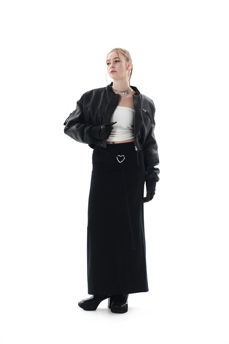 VINTAGE LEATHER JUMPER