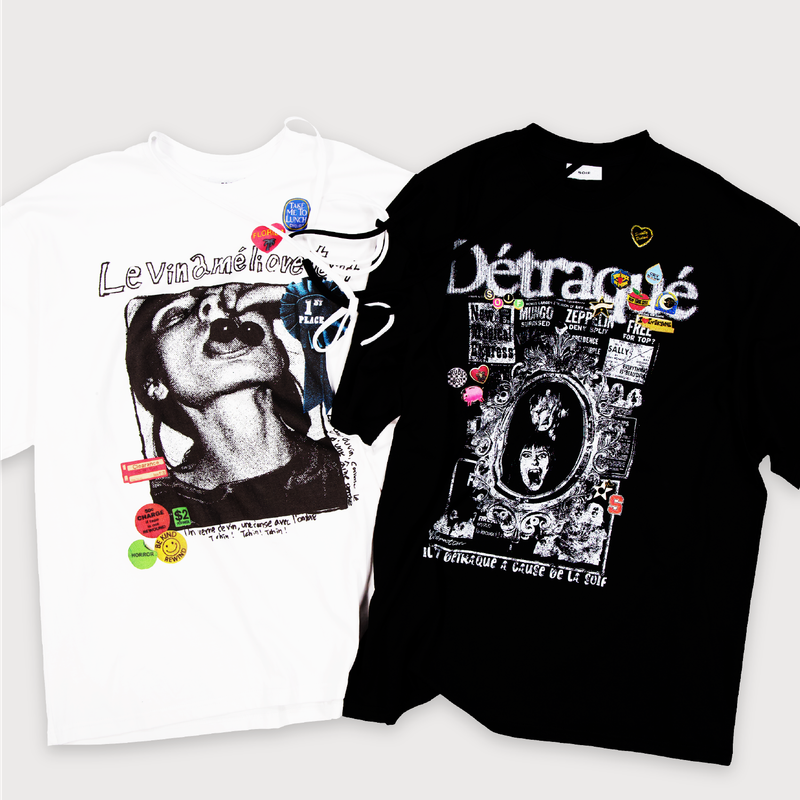 SPAGHETTI ROCK T SHIRT BLK