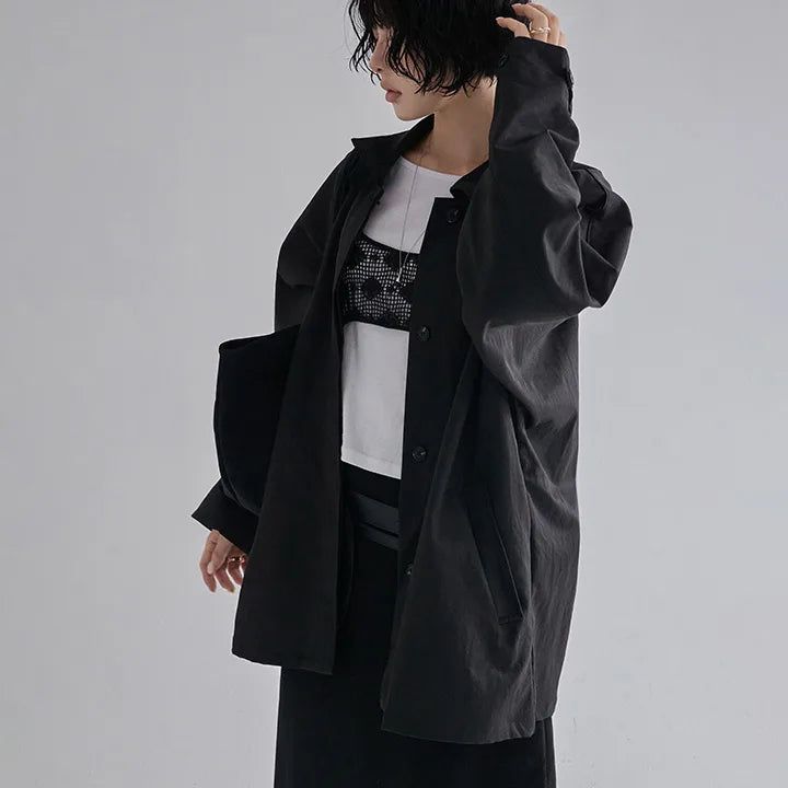 blitti（ブリッティ）の「[Seihen] Strap Collar Midi Jacket - 2 Colors（Jackets/Outerwear）」