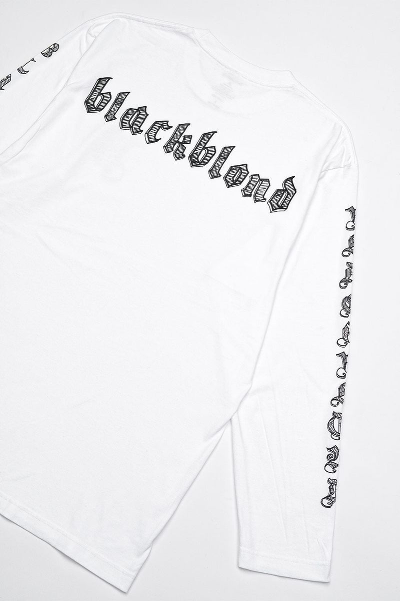 BBD Sketch Logo Long T-Shirt (White)