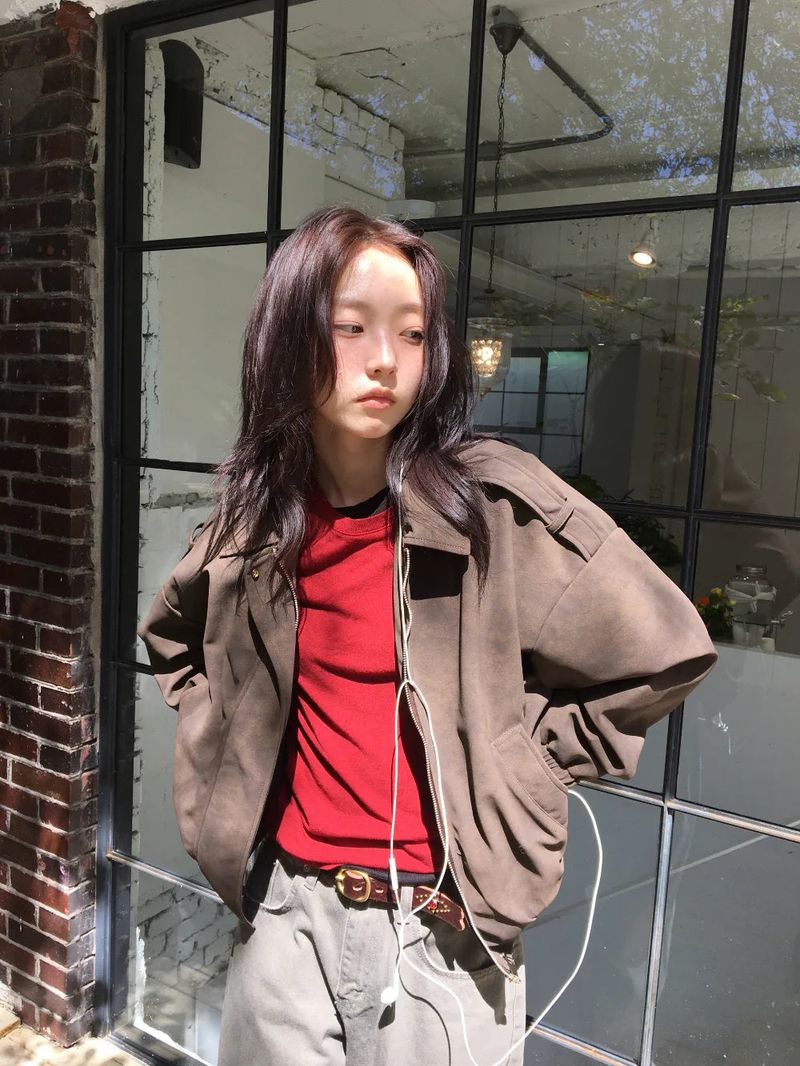 Leaf Low Cutting Long Sleeve (6color)