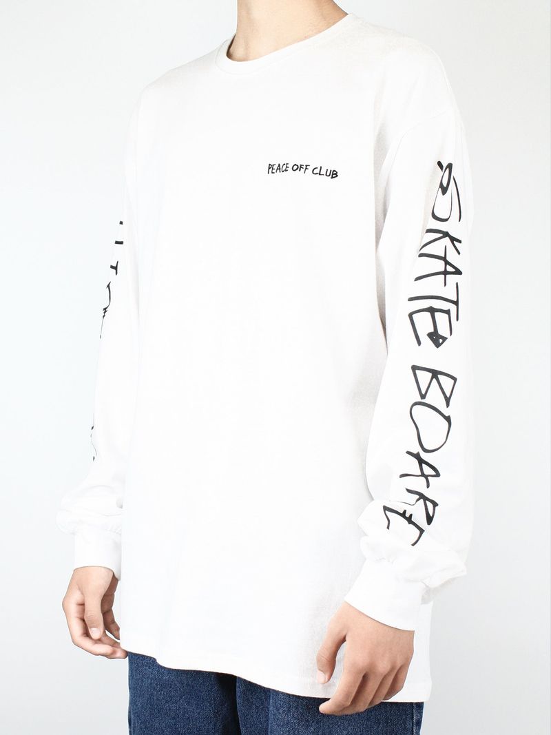 Board_Boy Long Sleeve Tee WHITE