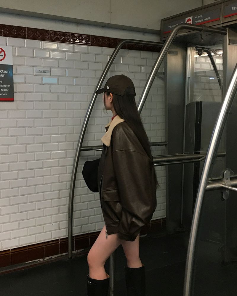 [ORIGINAL] Kyle Wool & Leather 2-Way Jumper