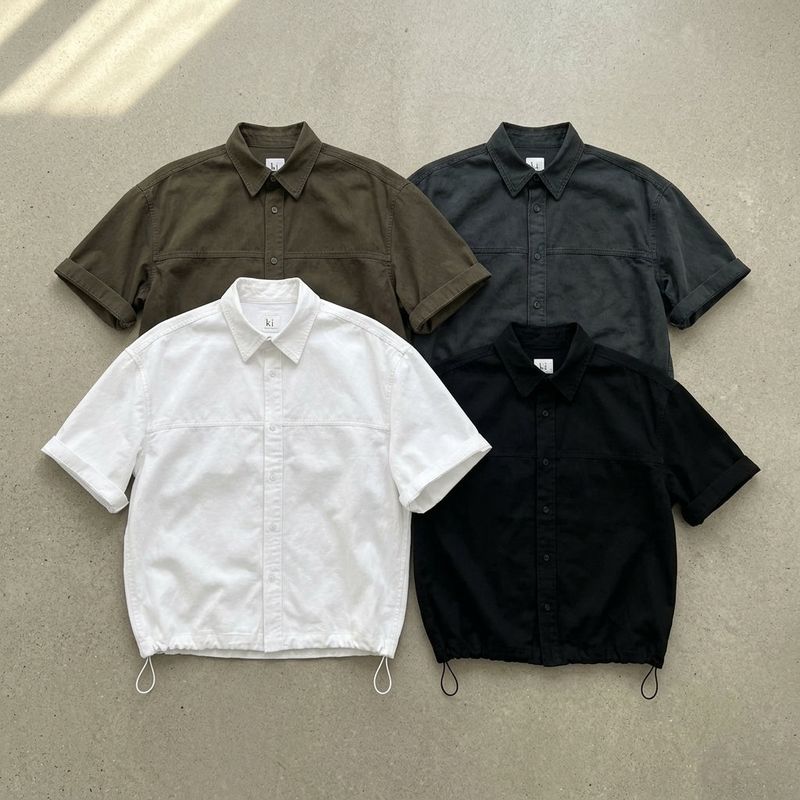 Black Line Structure Shirt