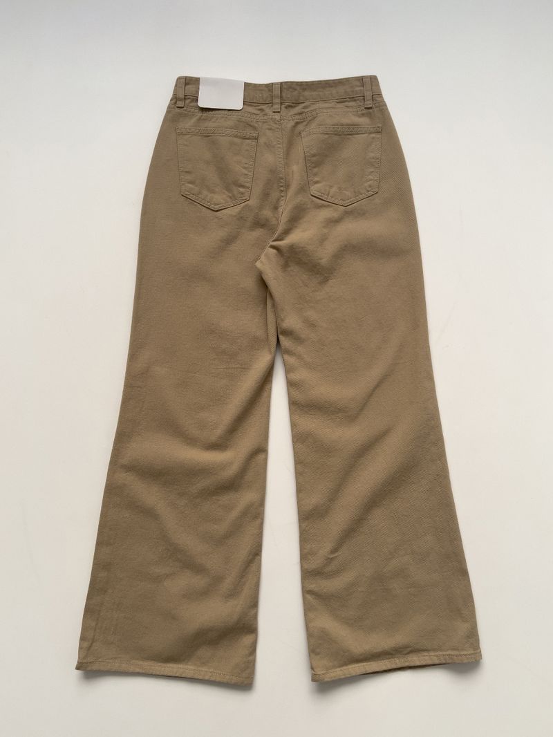 818 Cotton Bootcut Wide Pants