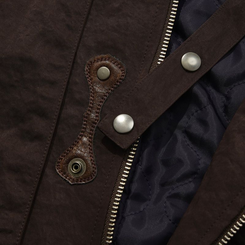 Harrington blouson jacket / Brown