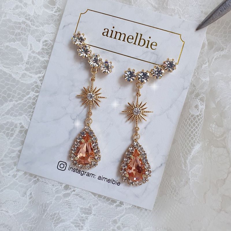 Stellar Elf Earring - Peach