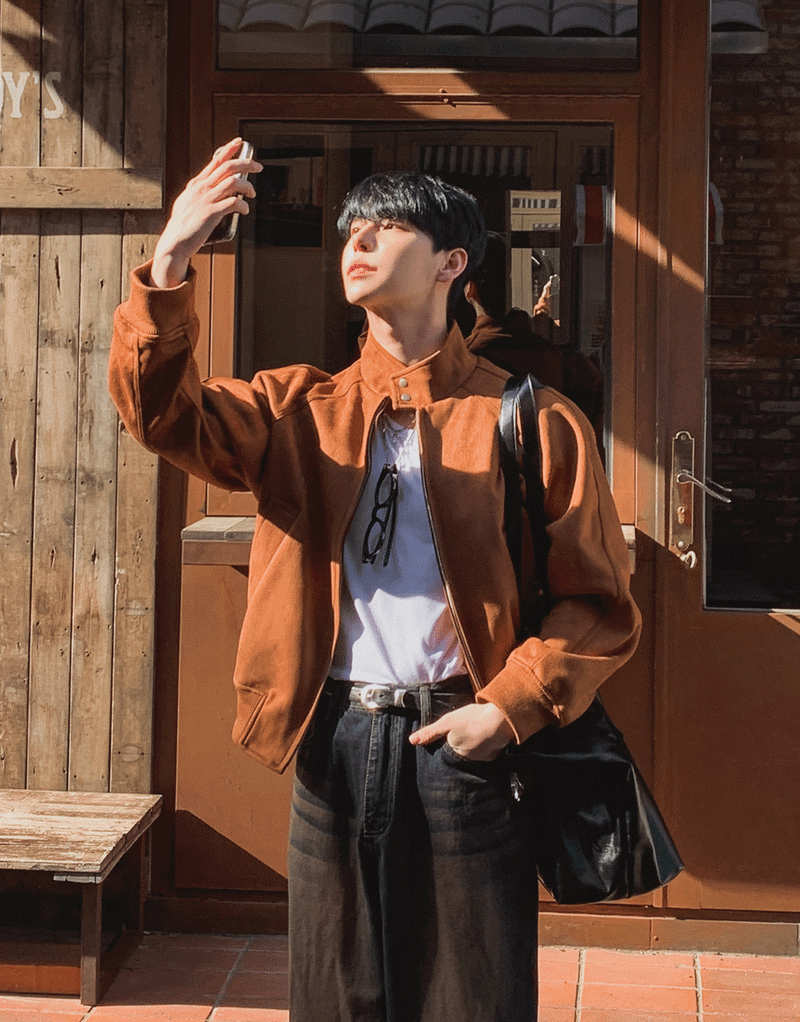 2PLAN（ツープラン）の「カイスナップスエードジャンパー (4 color)（Jackets/Outerwear）」