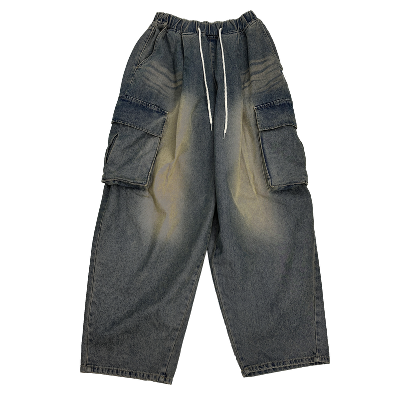 western cargo balloon pants
