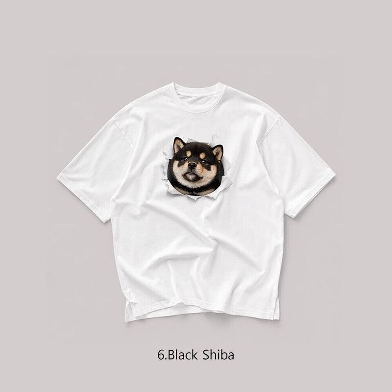 [A-T0301] アンニョンドッグ半袖Tシャツ (7タイプ)