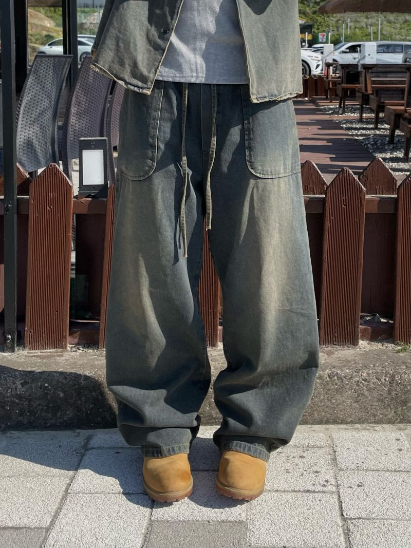 ESOO（イス）の「ウエスタン ティンウォッシュ デニムパンツ（パンツ）」
