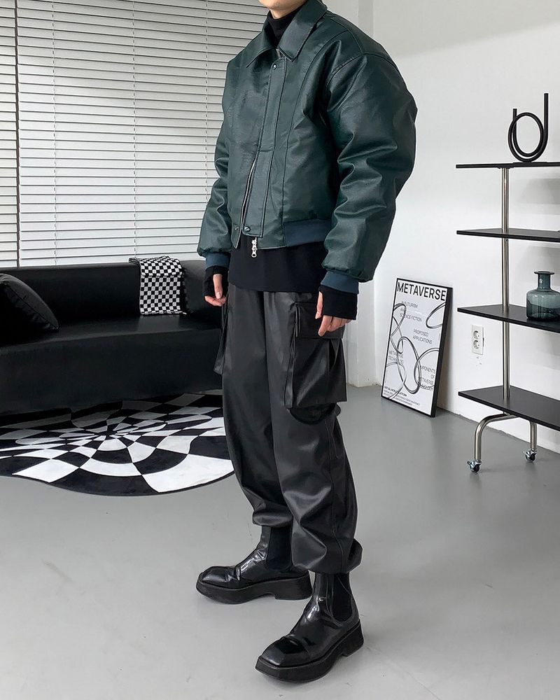 PS Chief Leather Bonding Jumper (3 colors)