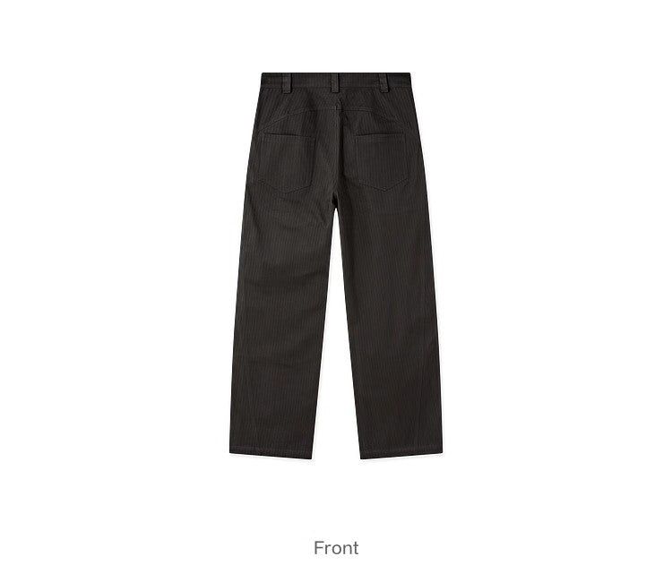 FMACM Dark Stripe Stiff Workwear Machete Pants
