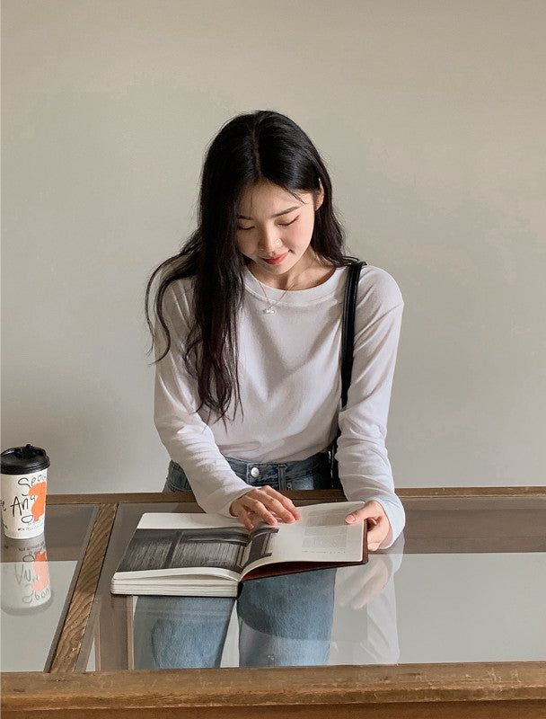 All Day Basic Long Sleeve T-shirt (4color)